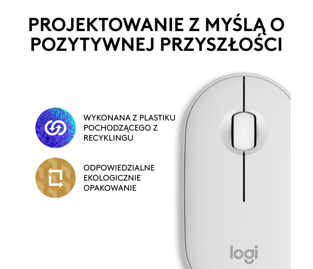 LOGITECH Mysz bezprzewodowa M350s 910-007013 biała - 1172757 - zdjęcie 15